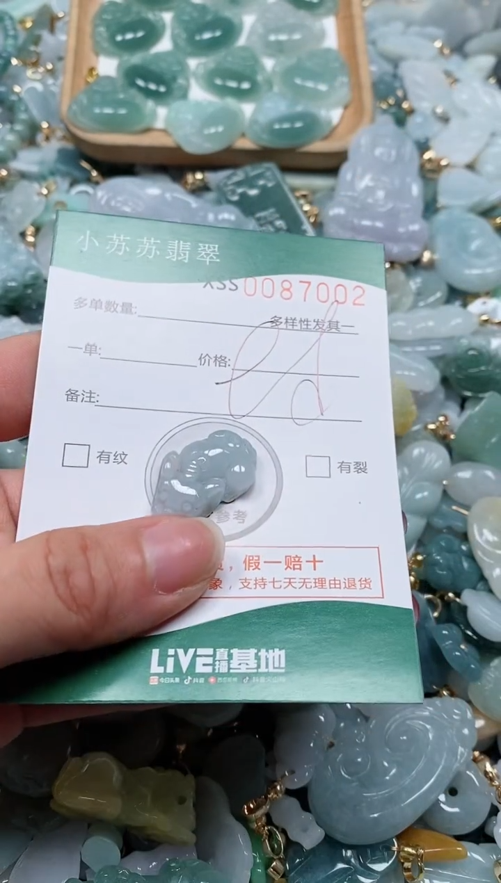 【闪购商品】翡翠颈饰未镶嵌闪购商品0087002