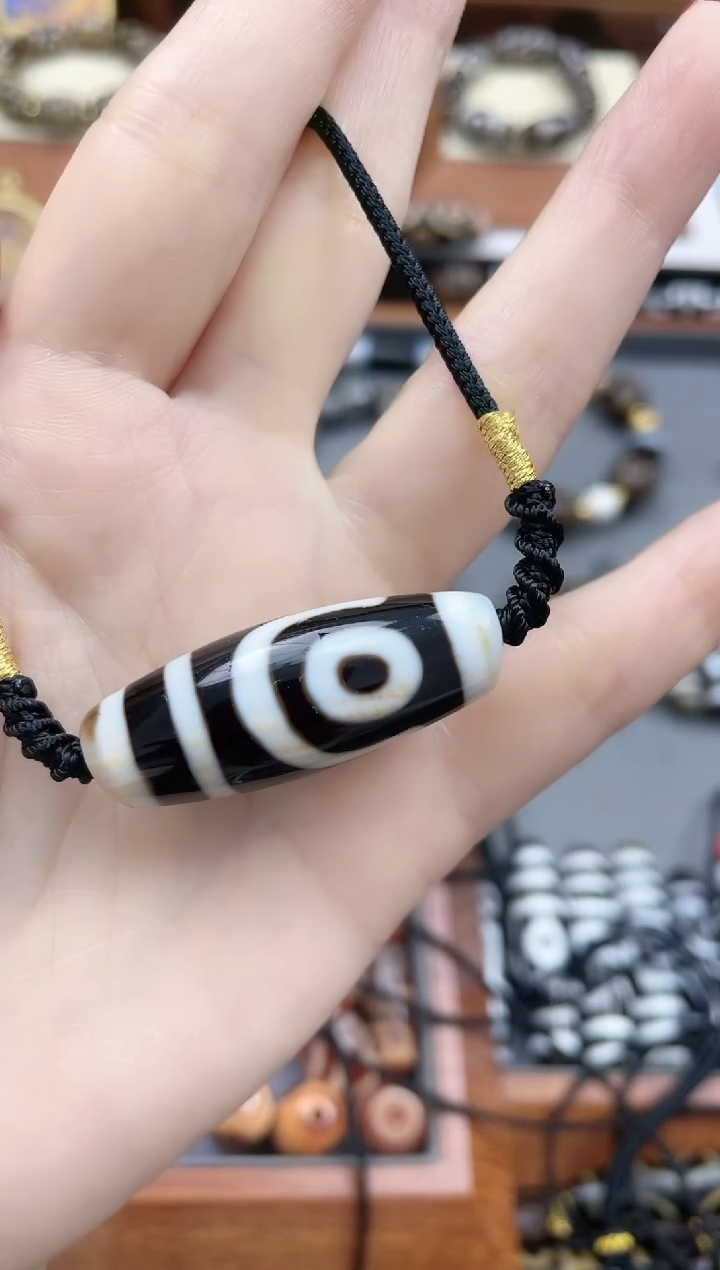 【闪购商品】玛瑙/玉髓珠珠未镶嵌手工如意二眼