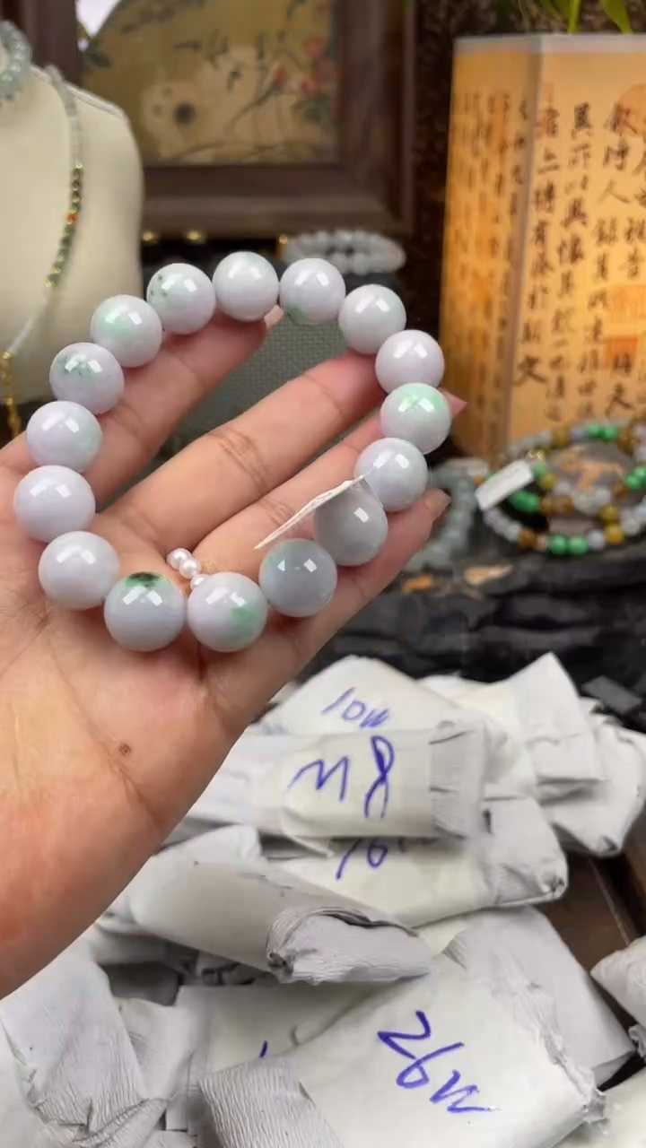 未镶嵌手链翡翠手串