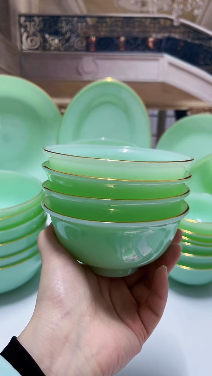 【闪购商品】...4.5英寸玉瓷碗4个口径11.5厘米 