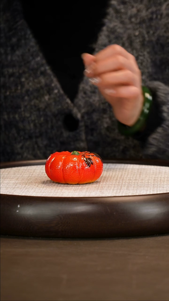 茶壶紫砂紫砂壶南瓜 摆件