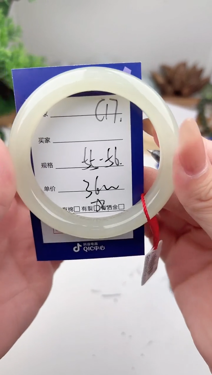 未镶嵌手镯和田玉微色差C17