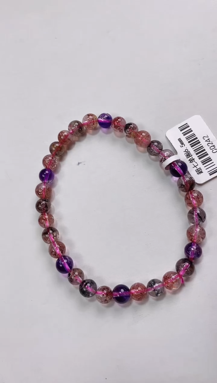 【闪购商品】水晶超七单圈6.5*未镶嵌多人多样性发其一