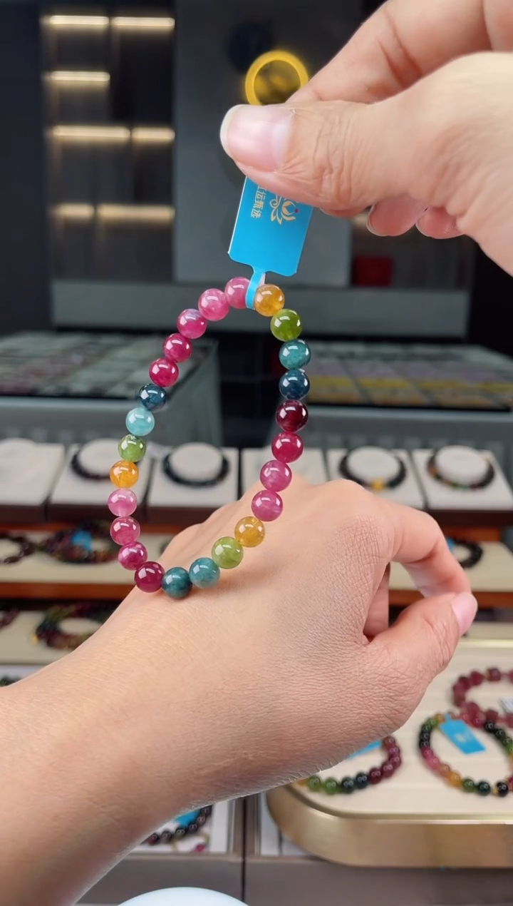 【闪购商品】碧玺单圈手串未镶嵌（多样性发一条）Q