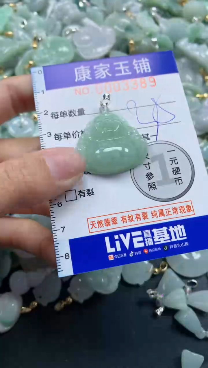 颈饰未镶嵌翡翠3389