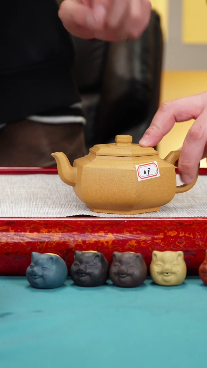 【闪购商品】紫砂茶壶90号 六方雪华