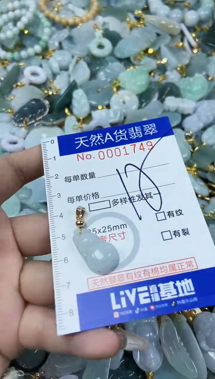 【闪购商品】翡翠颈饰未镶嵌天然A货翡翠