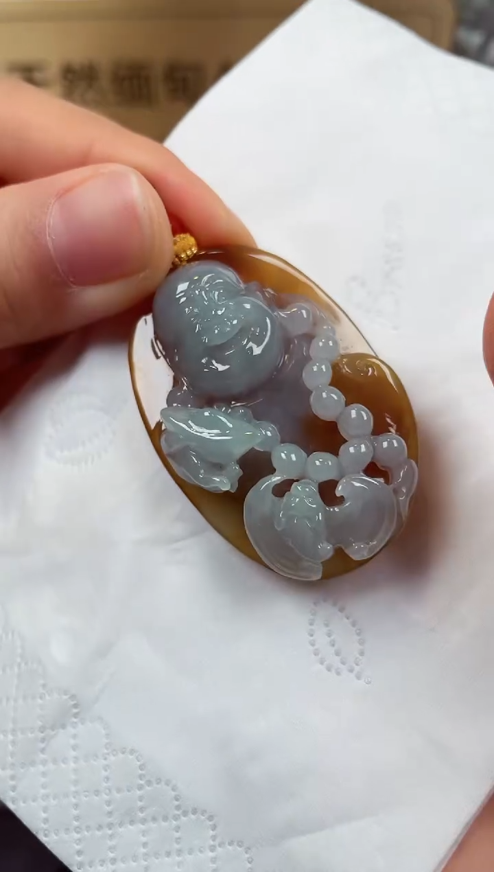 【闪购商品】翡翠颈饰未镶嵌天然缅甸A货翡翠