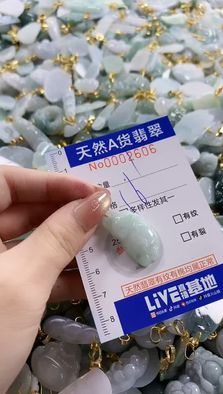 颈饰未镶嵌翡翠天然A货翡翠