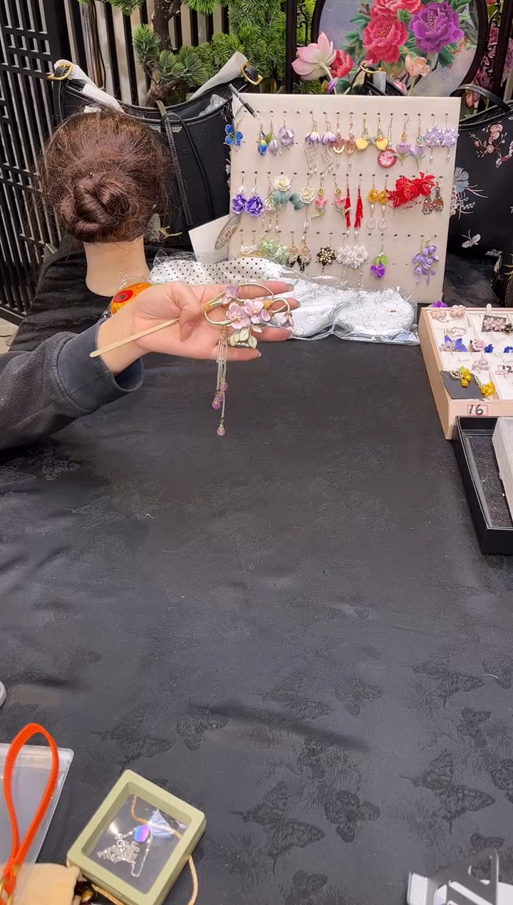 织绣紫*非遗苏绣手工饰品