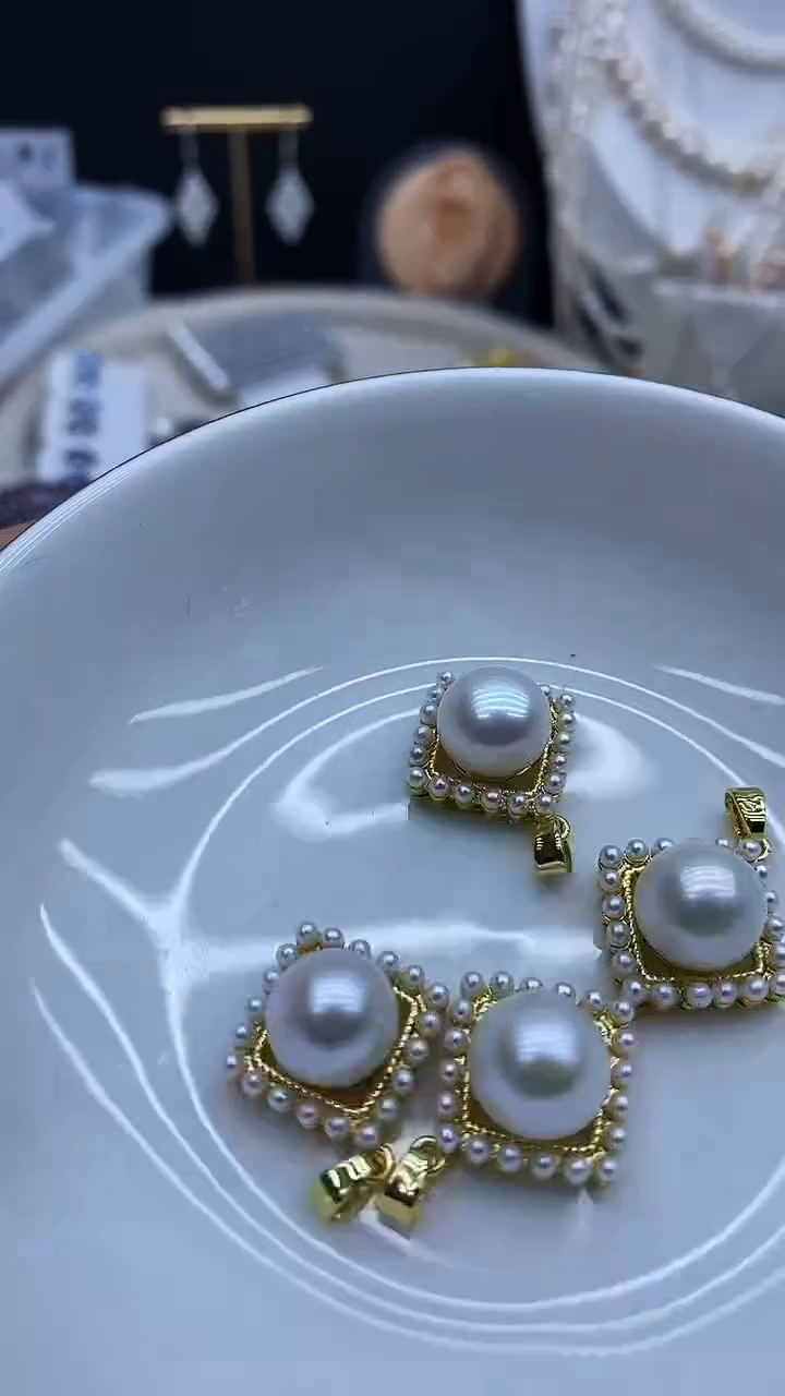 吊坠(不含链)未镶嵌淡水珍珠吊坠多样性发其一