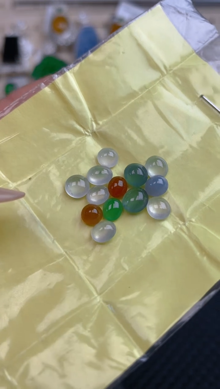 【闪购商品】定制翡翠未镶嵌翡翠裸石蛋面54