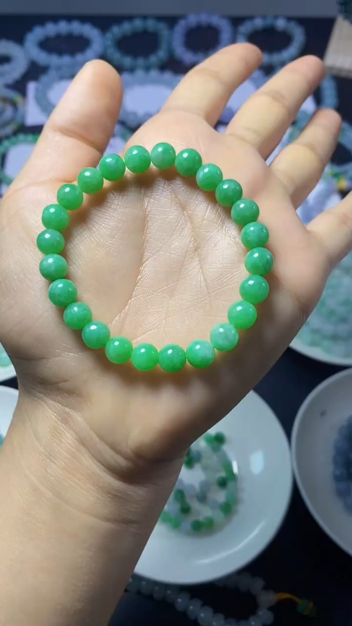 【闪购商品】翡翠散珠天然翡翠A货