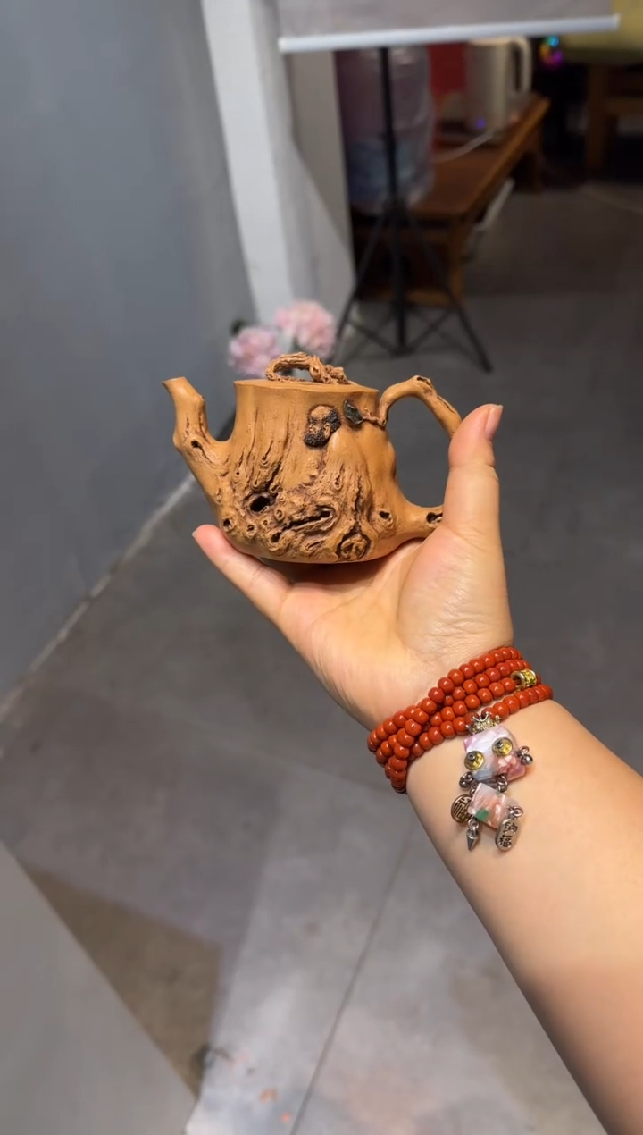 茶壶紫砂冰*达摩 黄金段