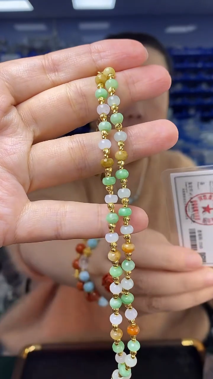 未镶嵌手链翡翠多样性发货发其一