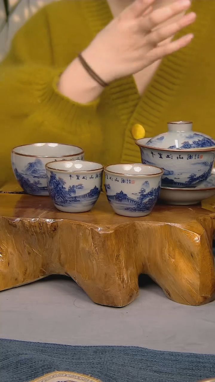 【闪购商品】简装家用款4件套 陶瓷家用茶具系列
