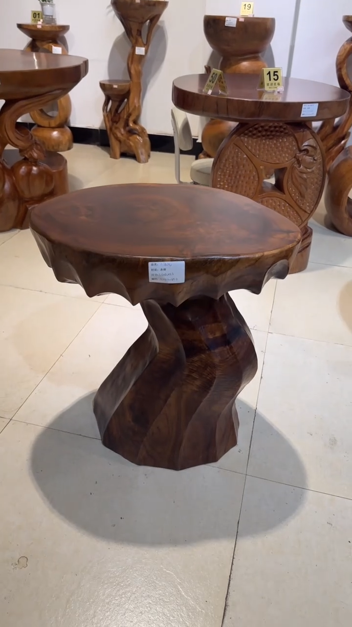 香樟木实木小边几