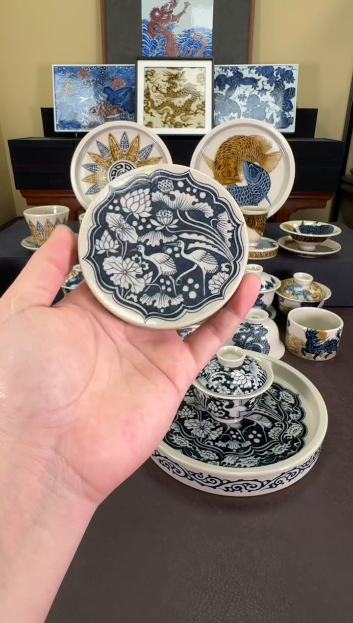 【闪购商品】二号釉一路连科盖置