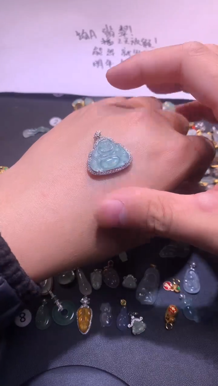 【闪购商品】翡翠吊坠(不含链)银S925镶嵌1