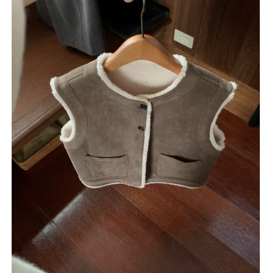 M3514 半岛铁盒 秋冬百搭两面穿韩系马甲