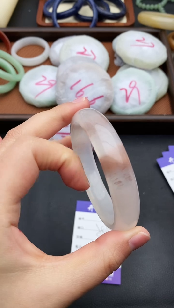 未镶嵌手镯石英质玉248+58/59