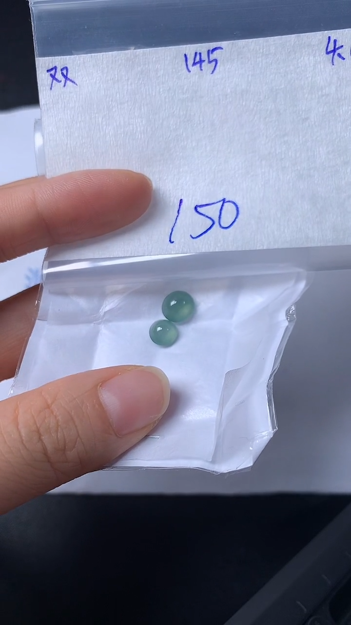 翡翠散珠未镶嵌缅甸天然翡翠A货145