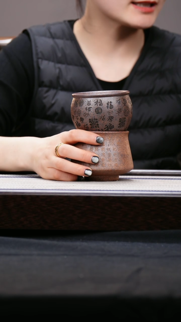 【闪购商品】紫砂茶壶黄金段 盖碗  套组  200cc