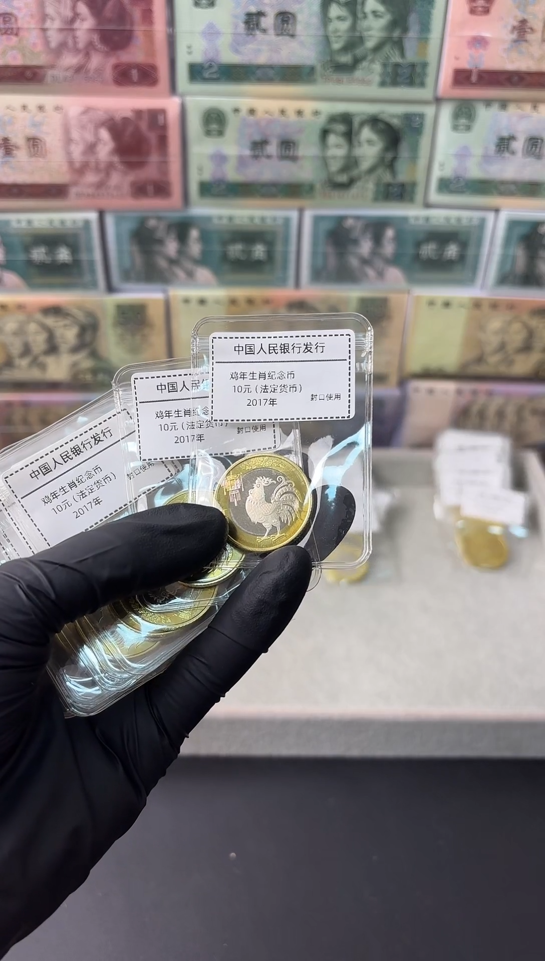 鸡年生肖币 单枚 面值10元