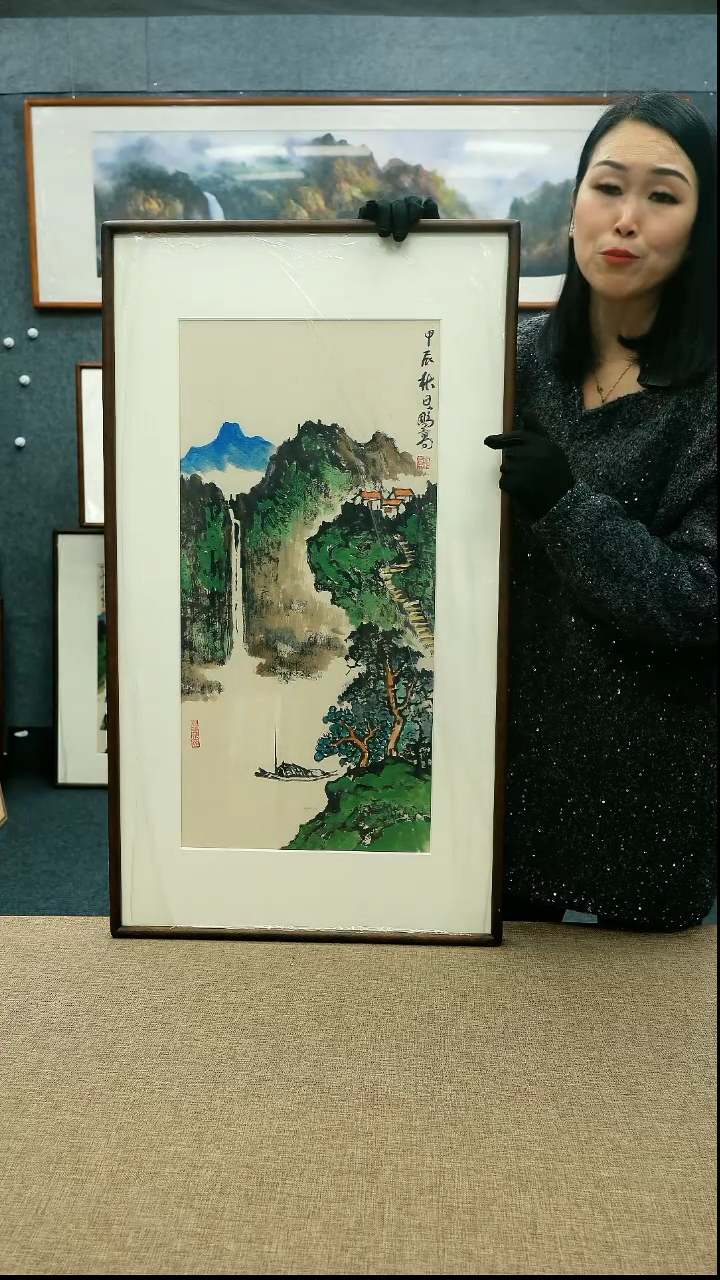 【闪购商品】国画16/唐鹏高92*52带框