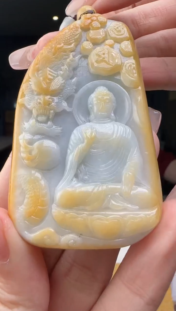 【闪购商品】翡翠吊坠(赠链)未镶嵌MM@@960Q3J08805