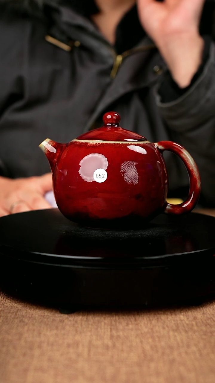 【闪购商品】852#邢亚龙一级品原矿钧瓷炉钧釉西施壶