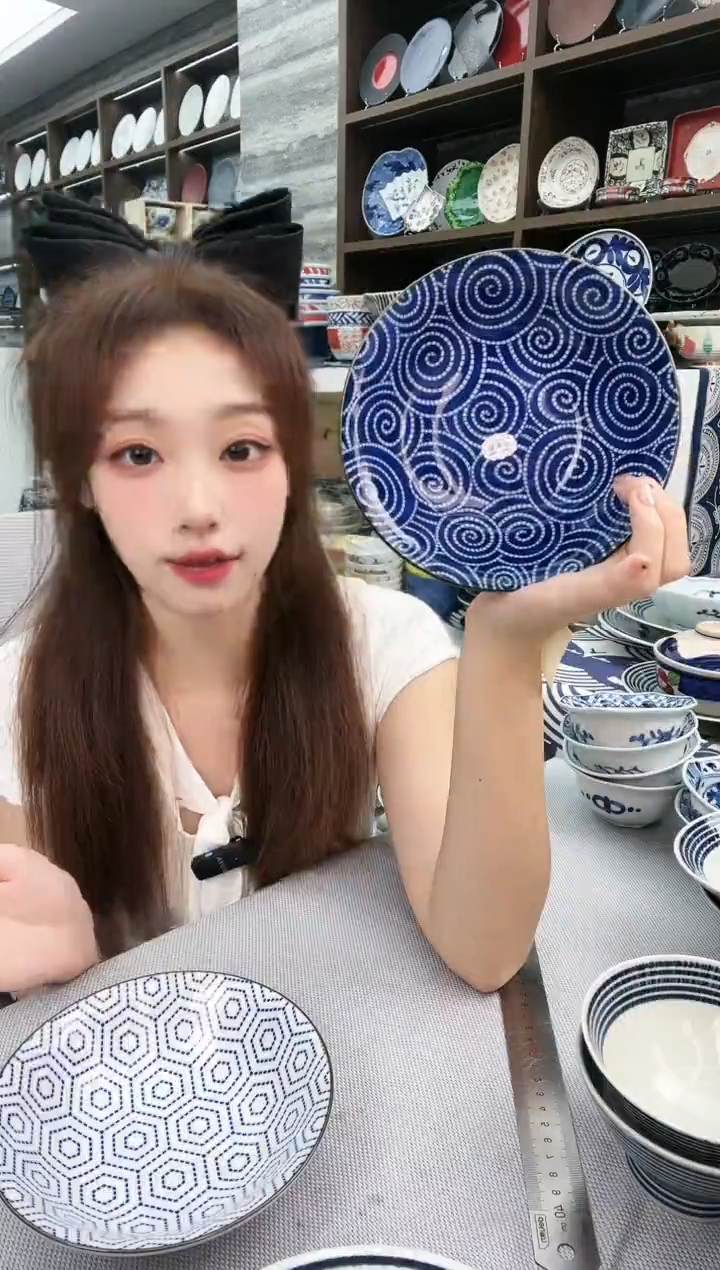 瓷寿系列17cm深盘一支