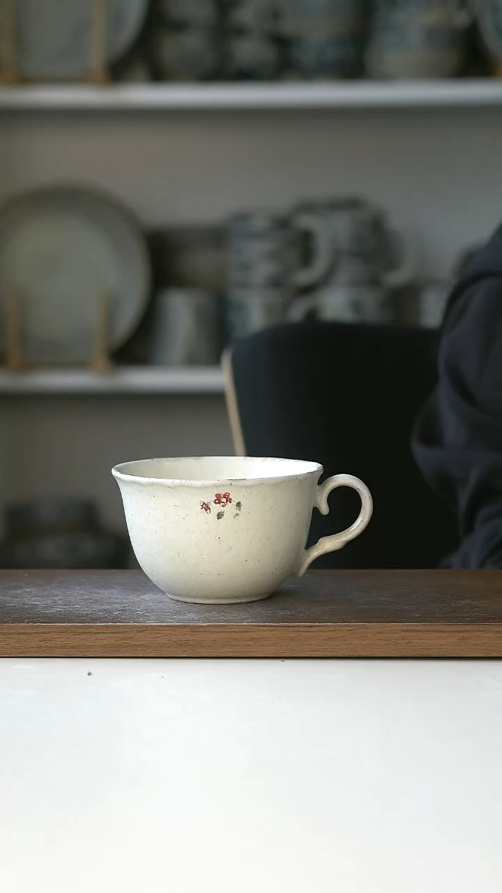 陶瓷Hitable粉黛咖啡杯240ml@4-2@