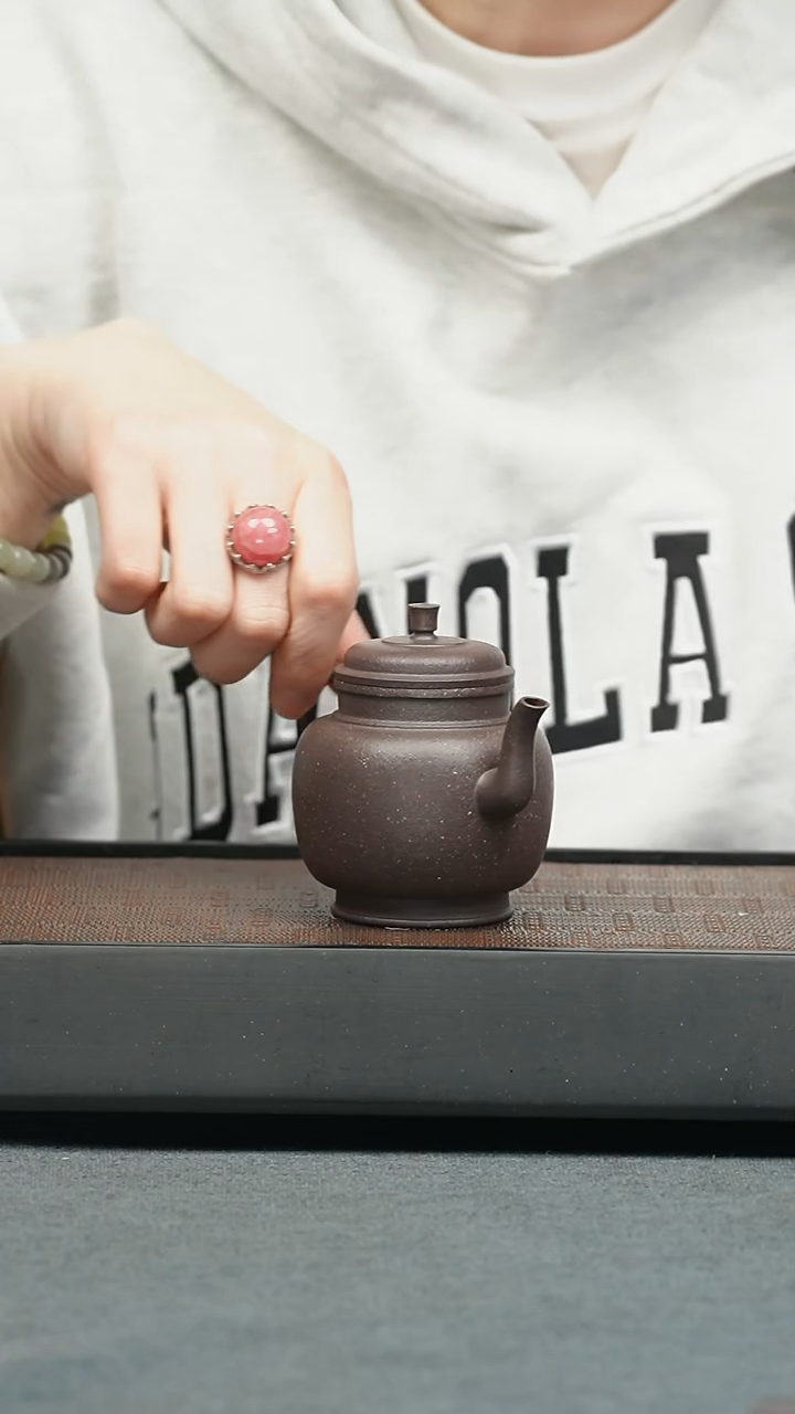 【闪购商品】紫砂茶壶五堂 清德堂宫灯-手工炼泥-150cc