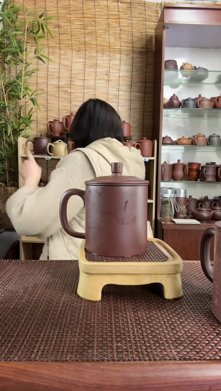 【闪购商品】紫砂茶杯宜兴原矿紫砂 四件套千陌夏至无礼盒