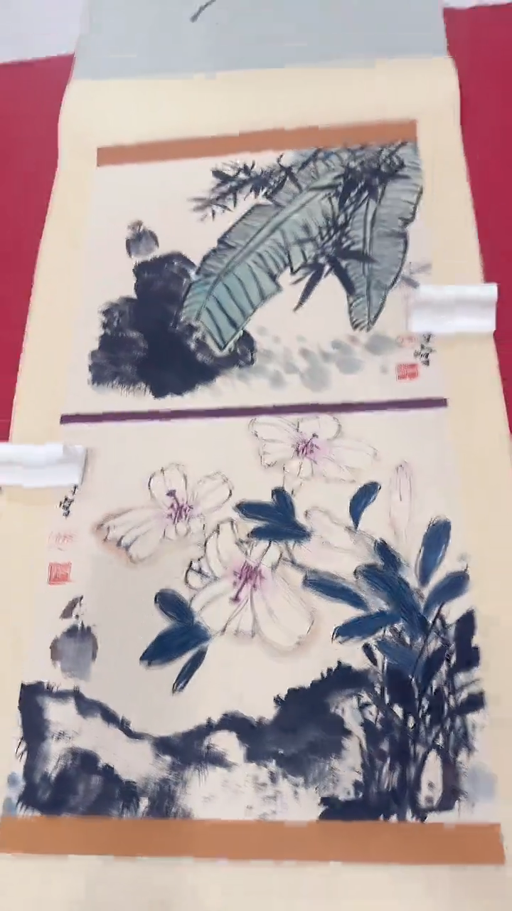 书法12-2-22孙老师国画作品轴