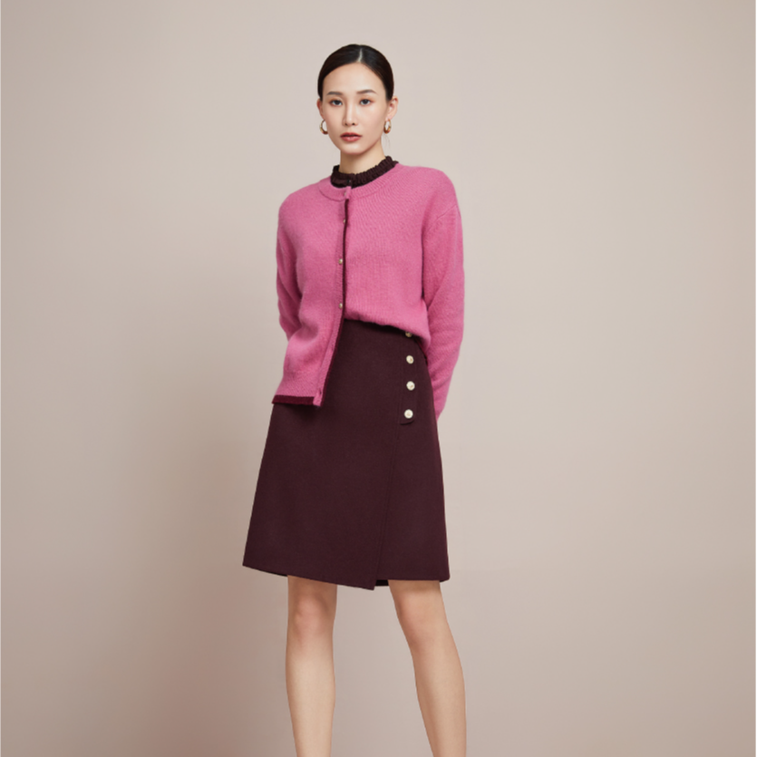 【尚雅严选】她翼秋季半身裙口袋A字短裙短裙半裙裙子BT6202354252