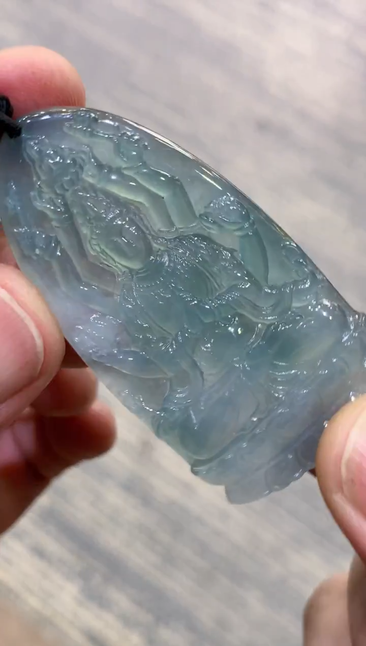颈饰未镶嵌翡翠天然A货翡翠