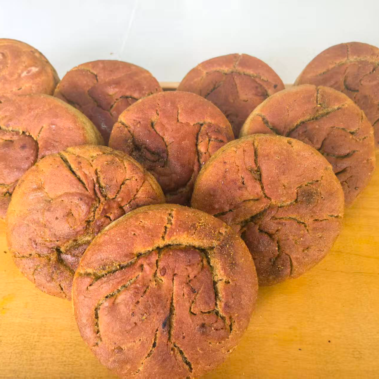 青海特产清真青稞杂粮锟锅馍馍传统特色小吃5个/10个