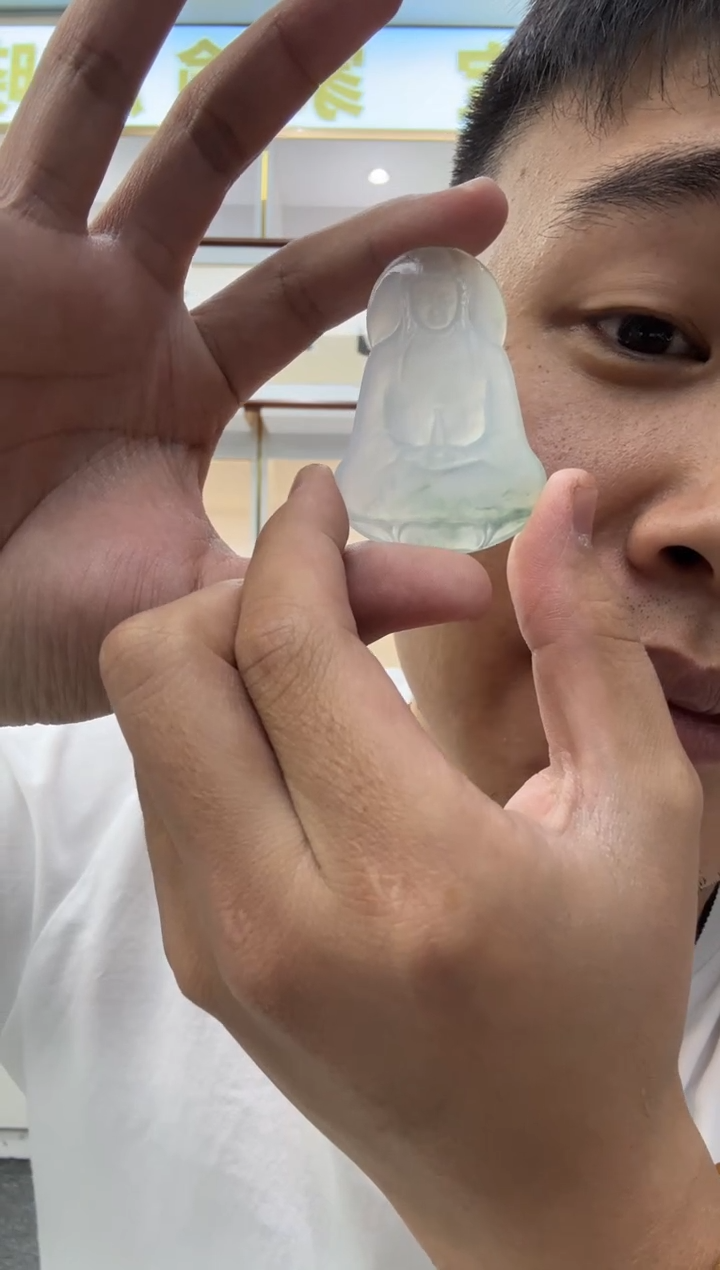 颈饰未镶嵌翡翠黄*玉天然翡翠A货孤品一件