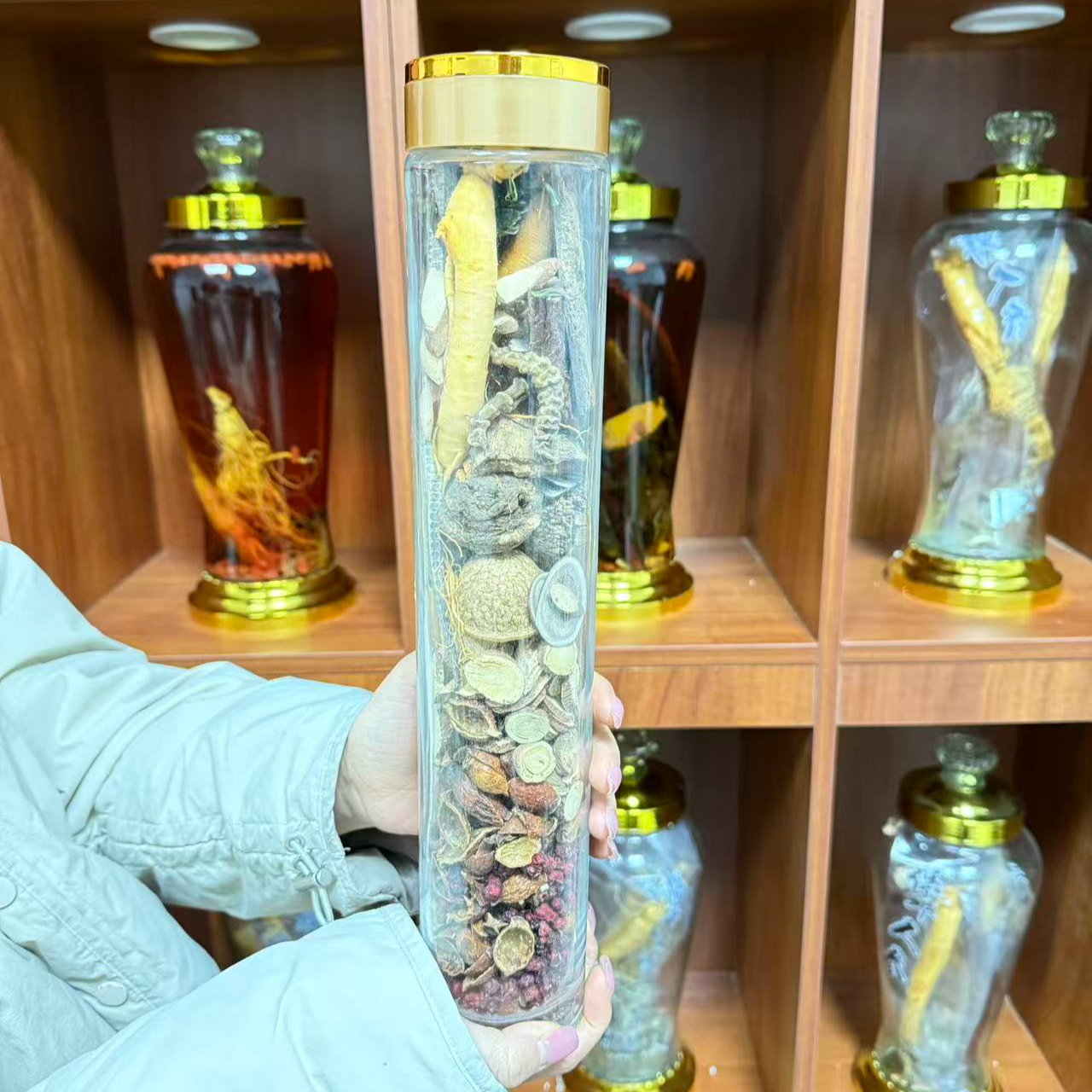 东北泡酒料送两斤专业泡酒瓶保真保纯人参养生滋补泡酒