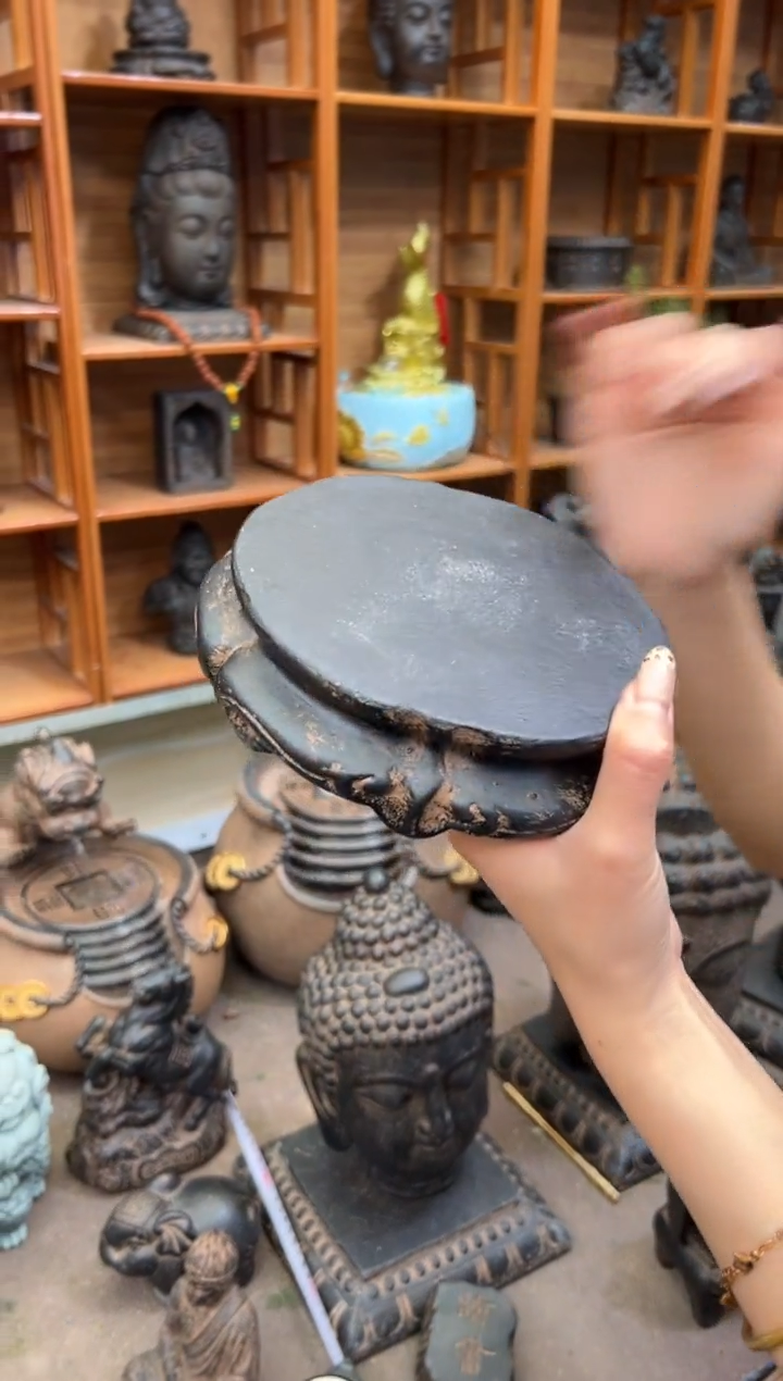 陶土【火山泥】金箍坛底座