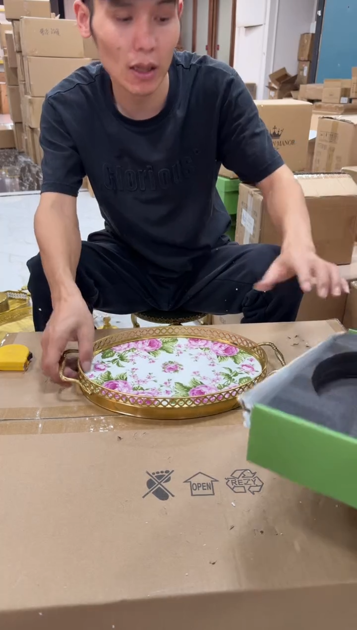 黄铜黛姿家居装饰品摆件  