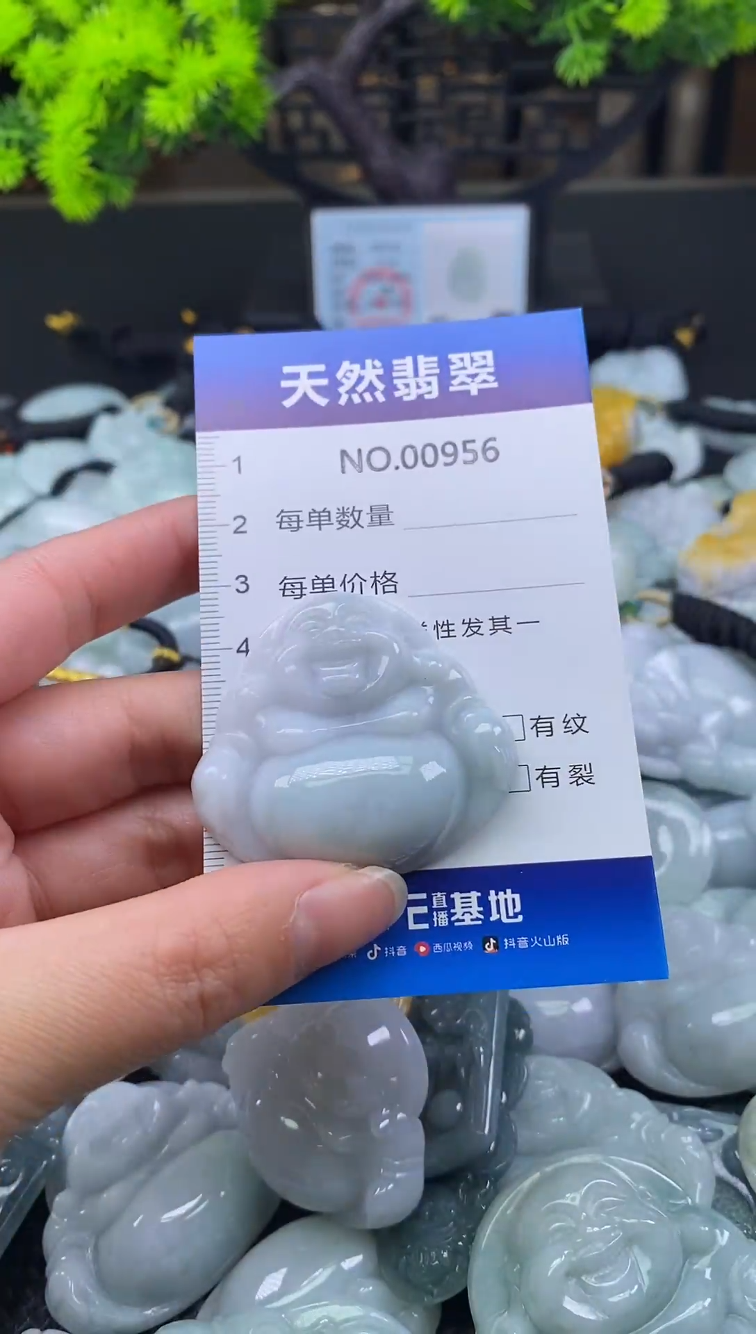 颈饰未镶嵌翡翠天然缅甸翡翠956