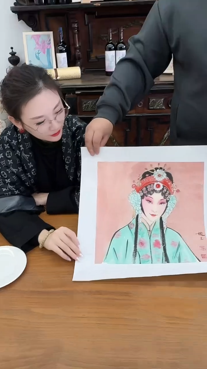 【闪购商品】绘画宁婉玉手绘国画