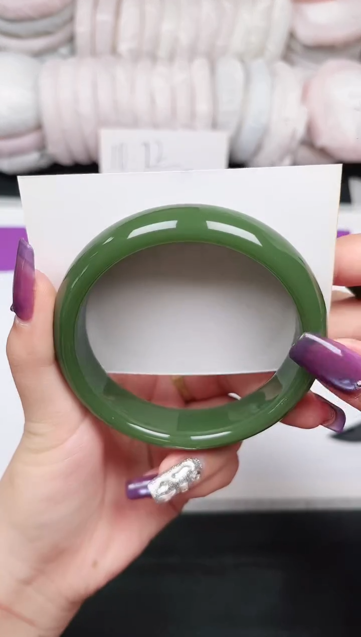 未镶嵌手镯石英质玉12-65