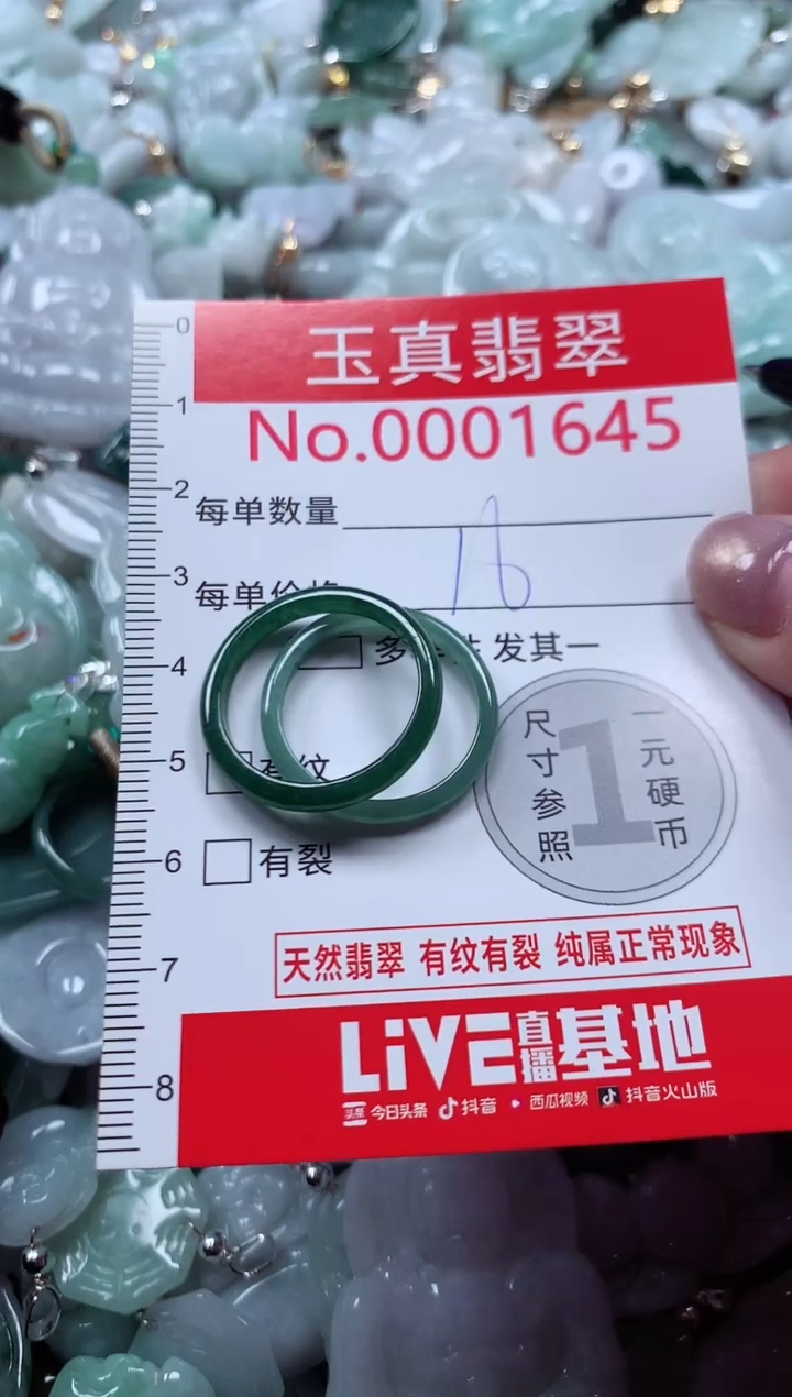 吊坠(不含链)未镶嵌翡翠1645