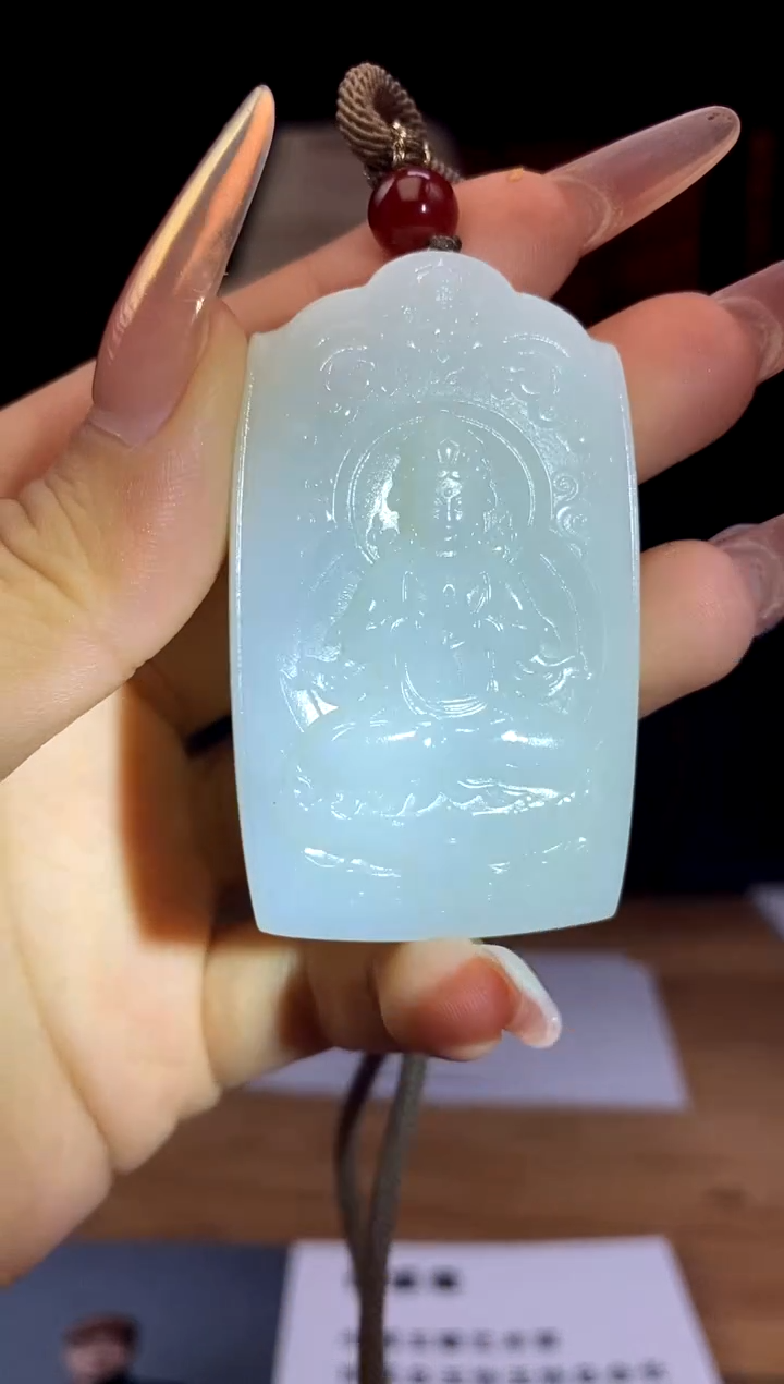 和田玉未镶嵌颈饰A867