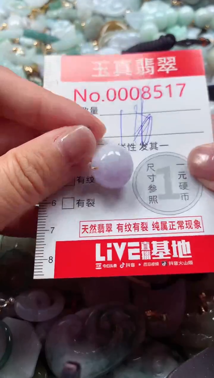 吊坠(不含链)未镶嵌翡翠8517