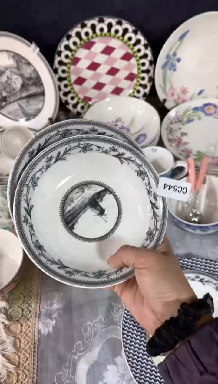 【闪购商品】瓷片CC544陶瓷没有完美无瑕陶瓷6个